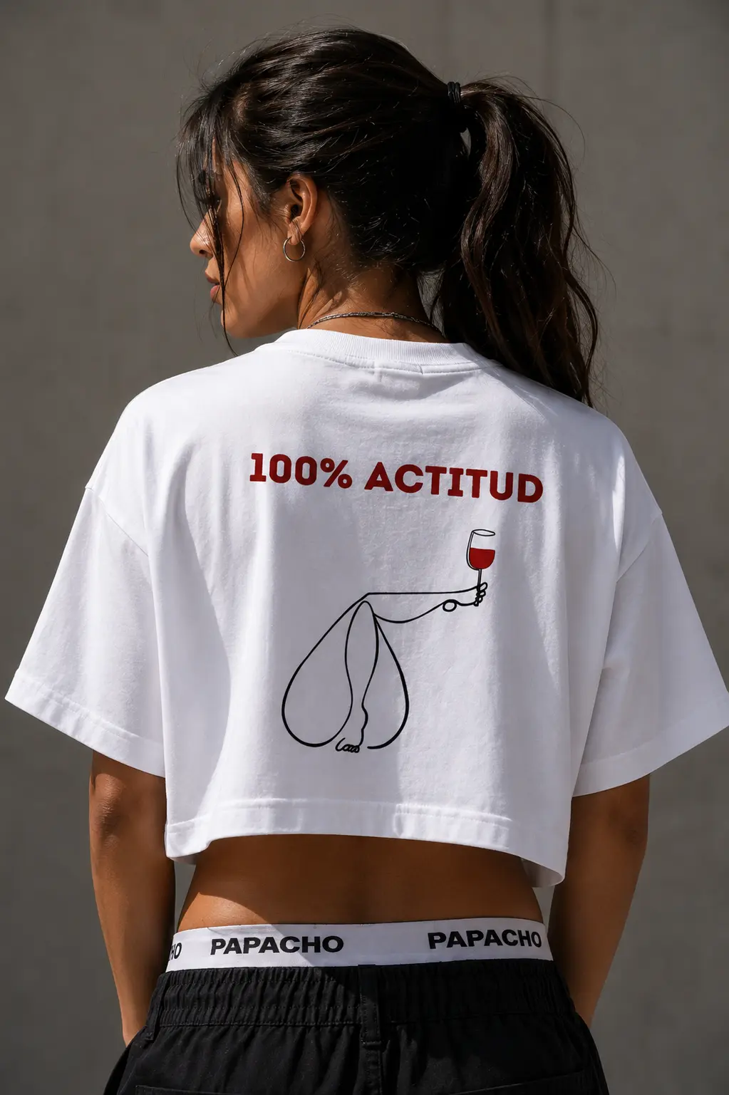 MELA CROP TOP PREMIUM WOMEN WHITE