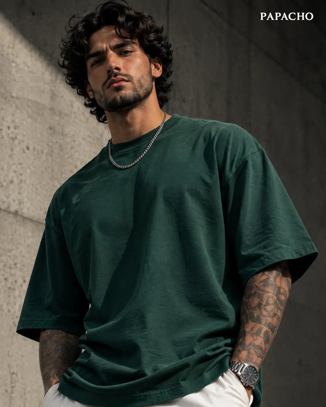 OVERSIZE - BOTTLE GREEN