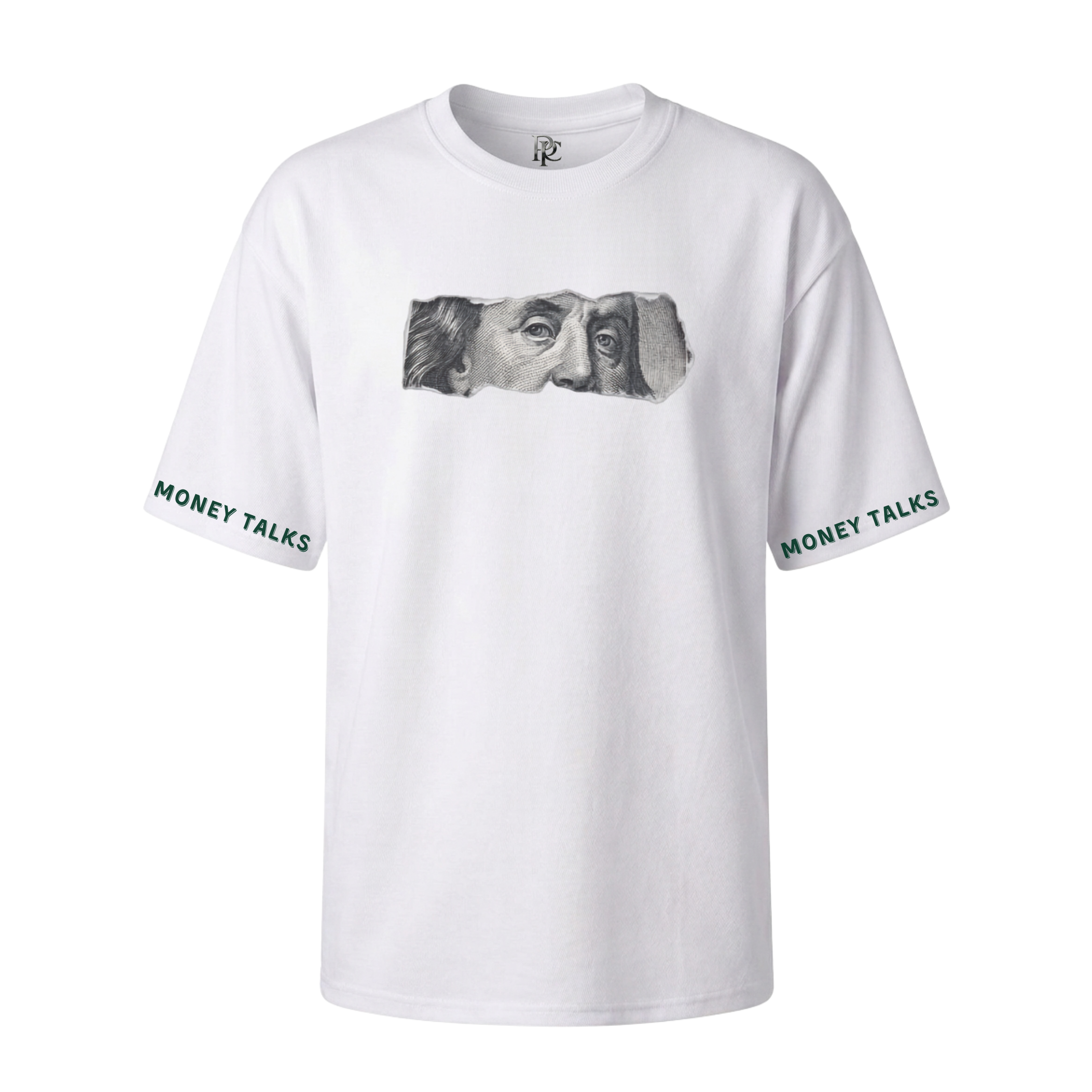 MONEY TALKS OVERSIZED MEN - WHITE