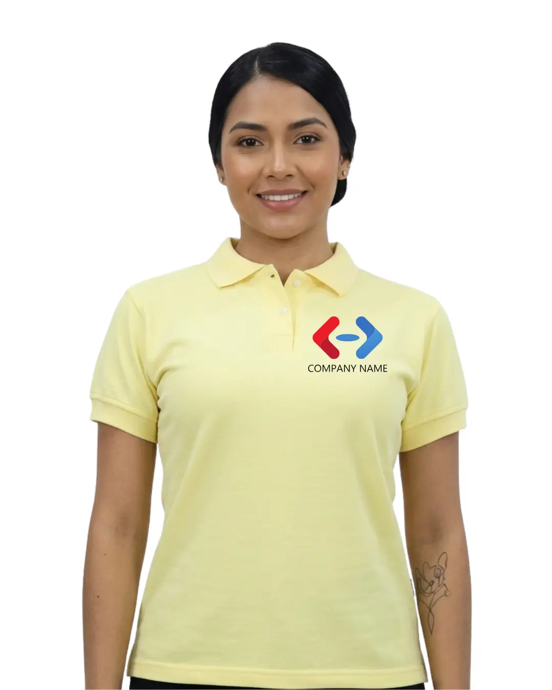 CAMISA POLO - AMARILLO CLARO