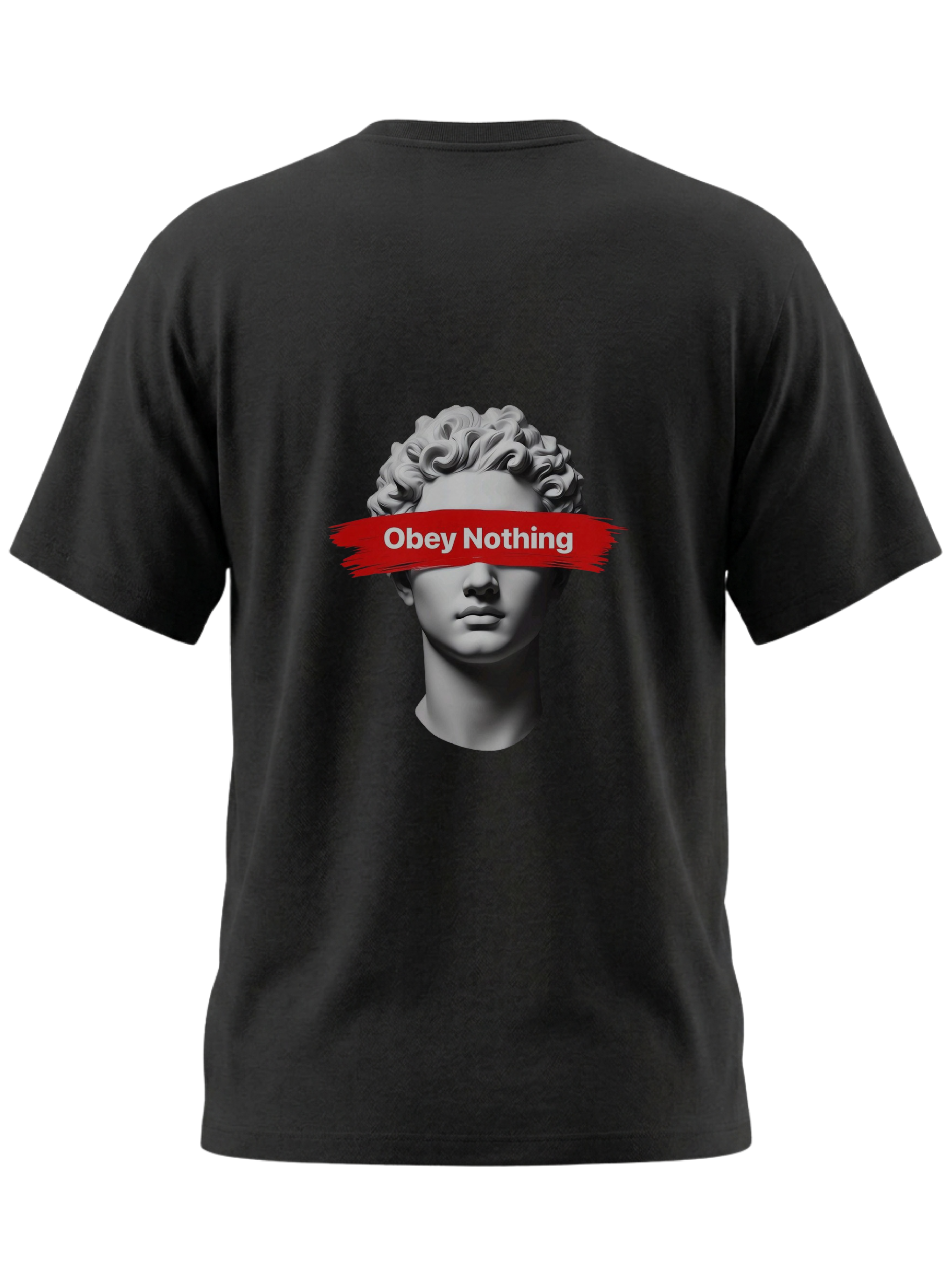 OBEY NOTHING OVERSIZED MEN - BLACK